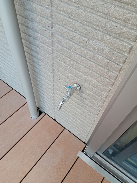 （シニア限定）たからまちVillageのバルコニー|水栓あり
