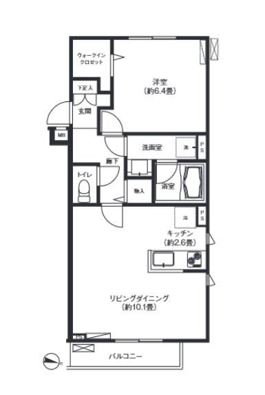 フォルムｆの間取り