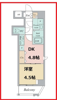 【間取り】 | グランカーサ曳舟