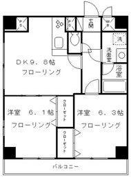 ＣＯＺＹ　ＣＯＵＲＴ　三軒茶屋　ＴＯＫＹＯの間取り|間取りです。