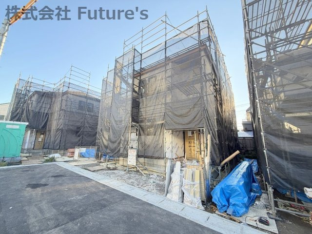 三郷市高州2丁目　新築戸建　全4棟　A号棟の外観|現地の写真になります。
