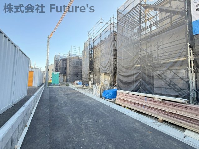 三郷市高州2丁目　新築戸建　全4棟　A号棟の前面道路含む現地写真|前面道路含む現地写真です。