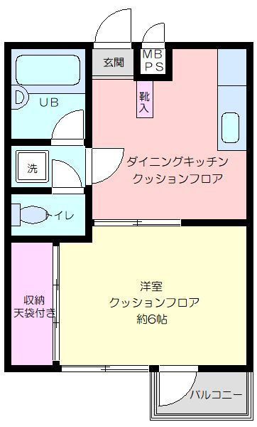 パレドール若松町の間取り|間取りです。