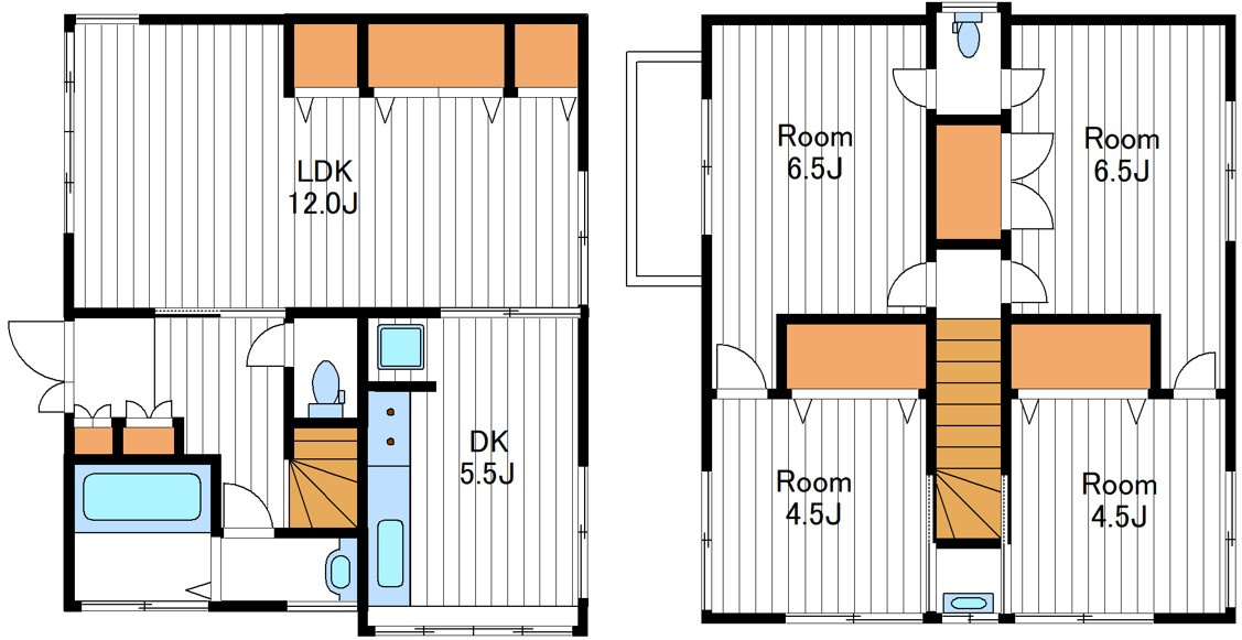 石橋貸家の間取り