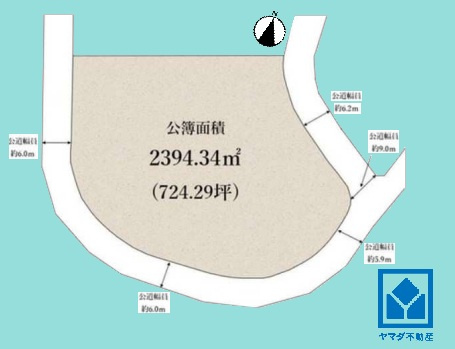 西宮市鷲林寺南町の土地図