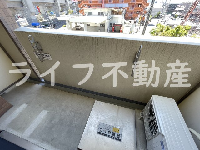 アーク吉田駅前のバルコニー|バルコニー付きです