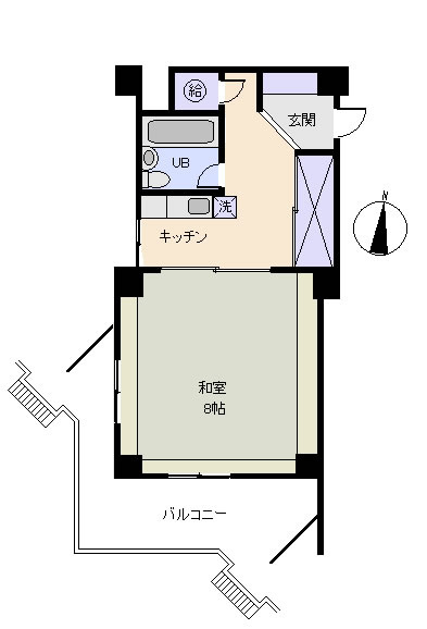 紅葉が丘ガーデンハイツB棟の間取り
