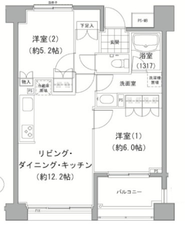 エーデル練馬の間取り|間取りです。
