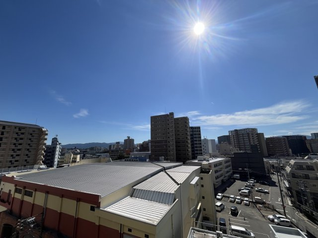 ヒューマインド南福岡かえで通りの展望|南西向きにつき陽当たり・通風ともに良好！洗濯物がよく乾きそうです☆