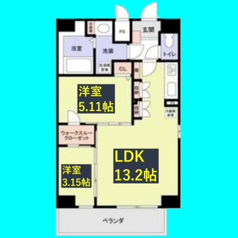 クレストタワー栄の間取り