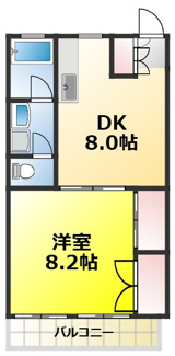 【間取り】 | ゆたか参番館