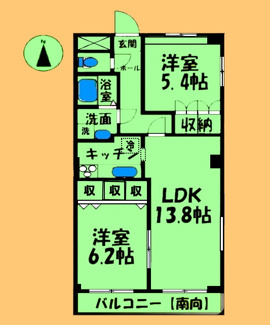 【間取り】 | ビューヒルズⅡ・Ⅲ