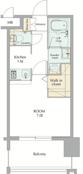 【間取り】 | 新品家具付きマンション博多駅前31A(KaGood福岡) | ※間取りと異なる場合は現状を優先します。