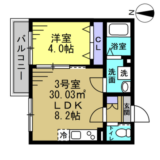 【間取り】 | Ajour蘇我03
