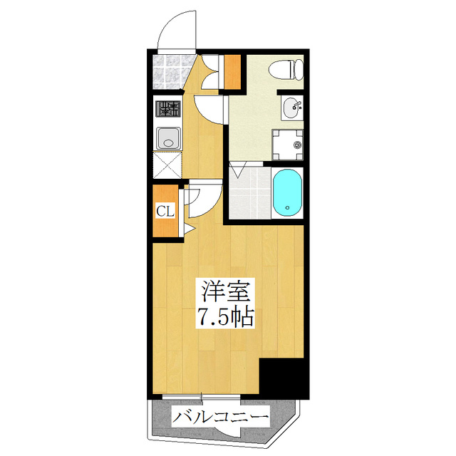GENOVIA田端Ⅱgreen veilの間取り|南東向きです