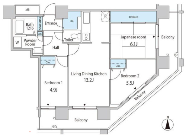 ☆3LDK角部屋のお部屋です☆