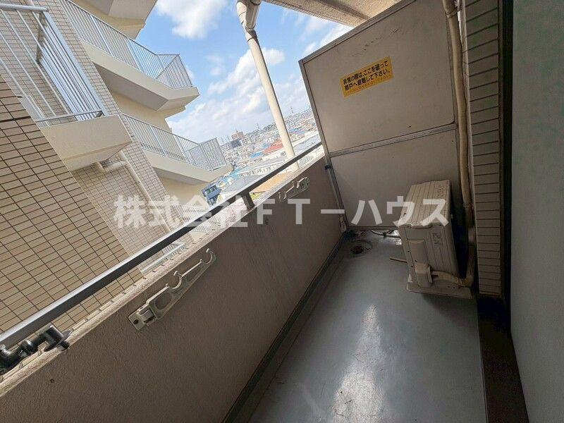 ジュネパレス船橋第3のバルコニー