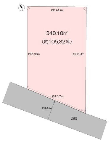 【土地図】 | 売地　香南市野市町下井C号地　＠11万