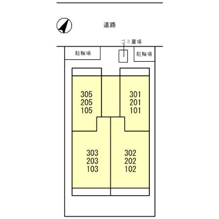 ノーブルパレス南浦和の区画図