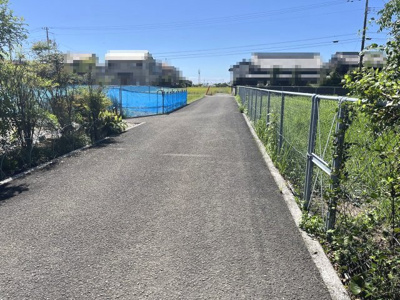 【前面道路含む現地写真】 | 売地　香南市野市町下井B号地　＠12万