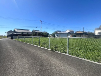 【前面道路含む現地写真】 | 売地　香南市野市町下井B号地　＠12万