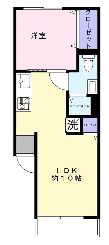 池袋第二ローヤルコーポの間取り|間取りです。