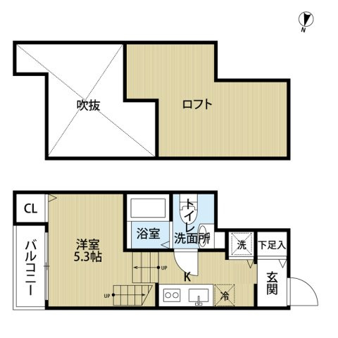【間取り】 | ＤＯＬＣＥ　ＶＩＴＡ 