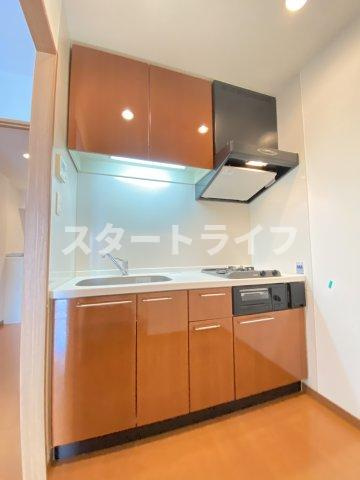 大阪市淀川区西中島２丁目の賃貸マンションのキッチン