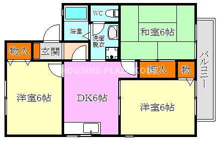 セジュール須磨の間取り