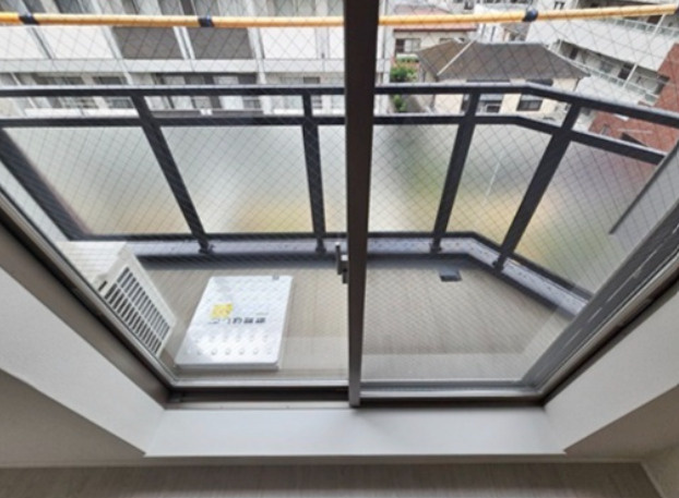 調布市多摩川５丁目の賃貸マンションのバルコニー