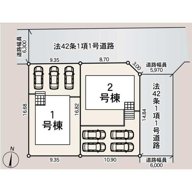 佐賀市開成第11の区画図
