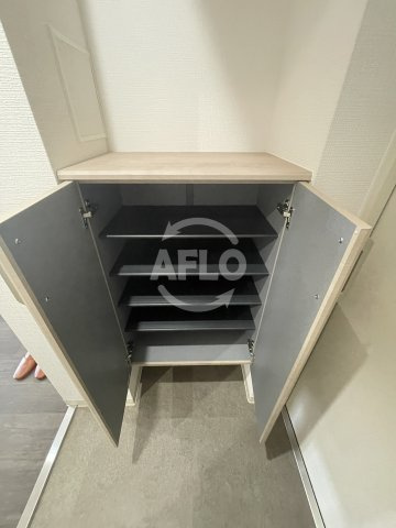 シャルールメゾン桃谷の収納|シャルールメゾン桃谷　シューズボックス