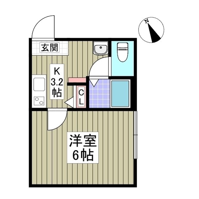 クレストコート春日部の間取り