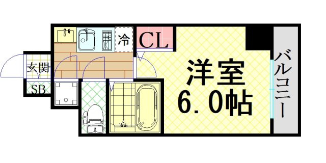 【間取り】 | スワンズシティ難波南