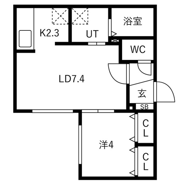 札幌市白石区本郷通１０丁目北の賃貸マンション