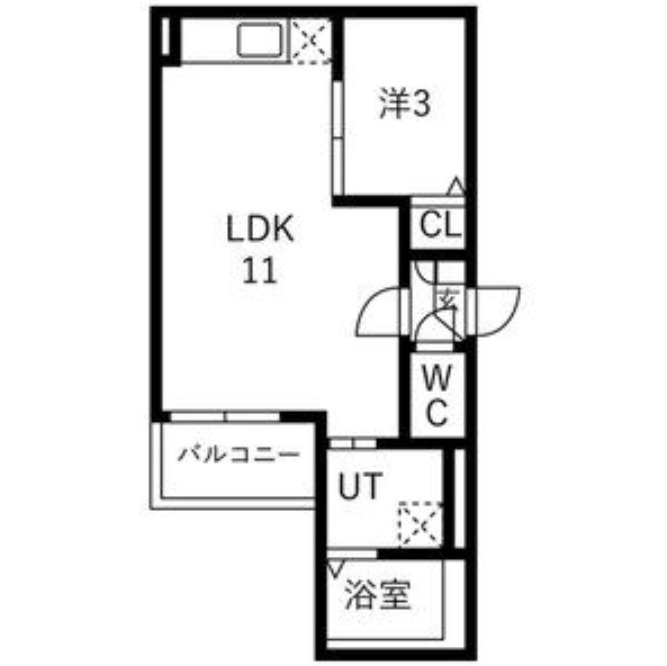 Jack sunakuchiⅡの間取り