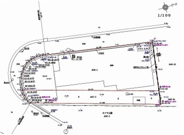 坂戸市鶴舞1丁目　建築条件なし売地　東武越生線『一本松駅』徒歩11分　【浅羽野小学区】の土地図