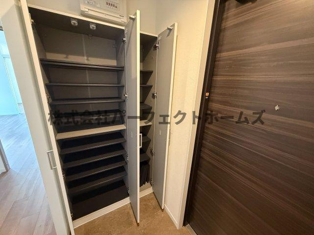 ハウスゲートビルの収納|玄関収納です