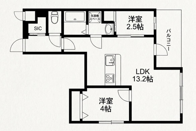 【間取り】 | MODERN EIGHT 高宮lieto