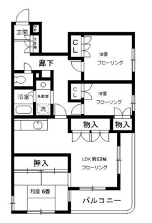 【間取り】 | 清倫マンション | 間取りです。