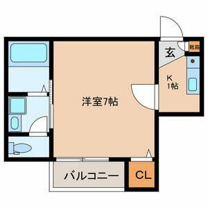 【間取り】 | クリスタル・ハイツ青井 | 間取りです。