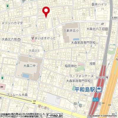 【地図】 | ヴォーガコルテ大森北