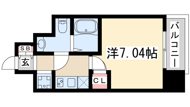 【間取り】 | ドゥーエ江坂3