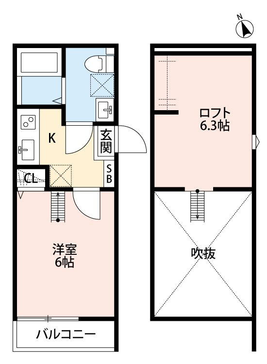 ルーチェ東大宮(ルーチェヒガシオオミヤ)の間取り