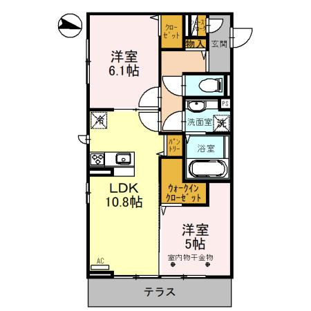 グランディールの間取り