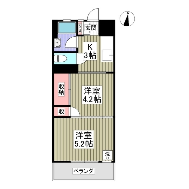 小菅ビルデンスの間取り