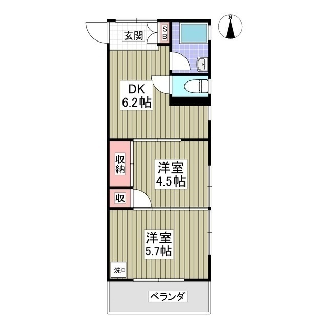 小菅ビルデンスの間取り