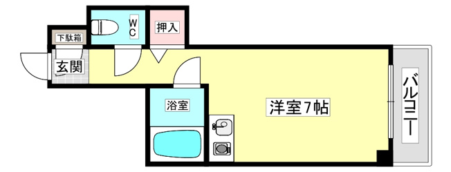 【間取り】 | ブランシュ甲東園