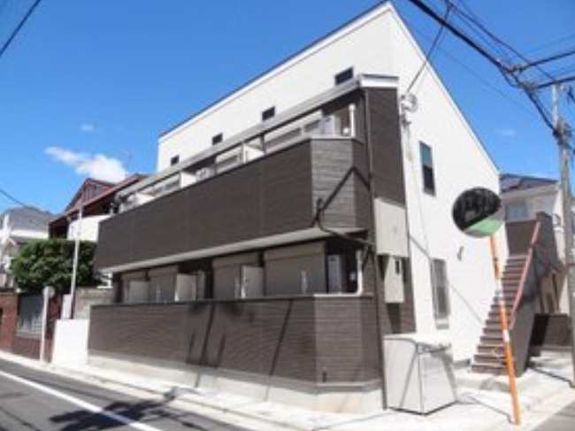 中野区鷺宮５丁目のアパートの外観