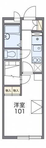 【間取り】 | レオパレスやまもも | 画像2